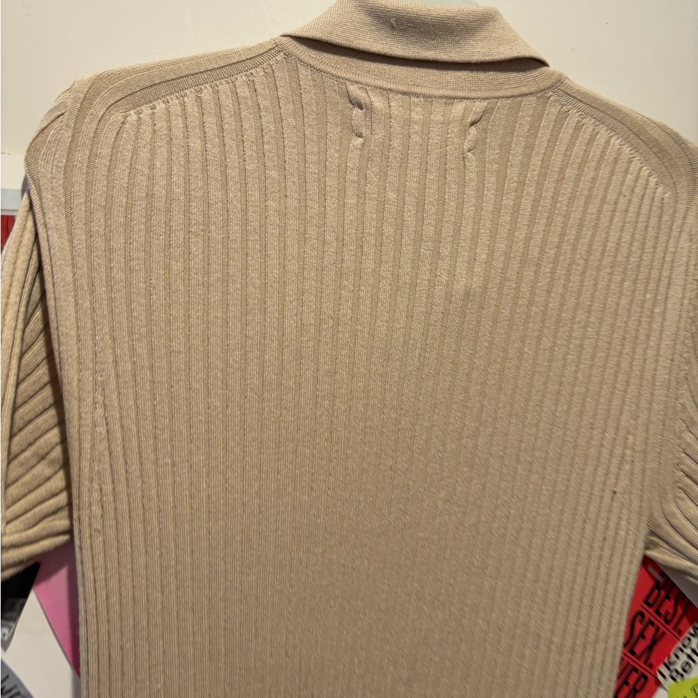 SAMSOE Beige Ribbed Knit Dress - Picture 15 of 16